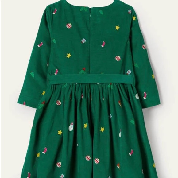 NWT Mini Boden Embroidered Cord Dress - Picture 2 of 12